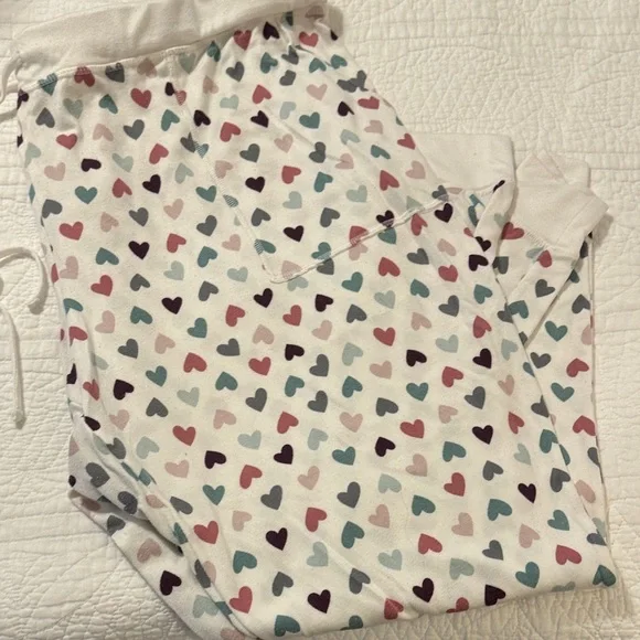 Heart Pattern Pajama Pants - Picture 3 of 3